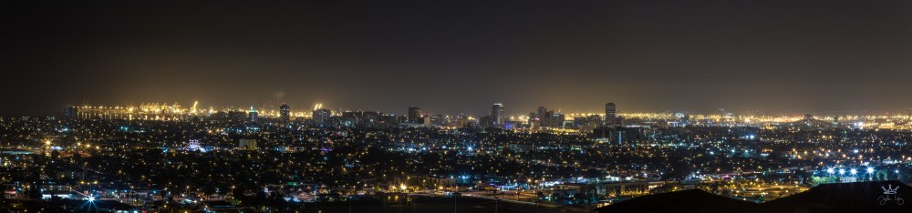 Long Beach Night Panorama 1a