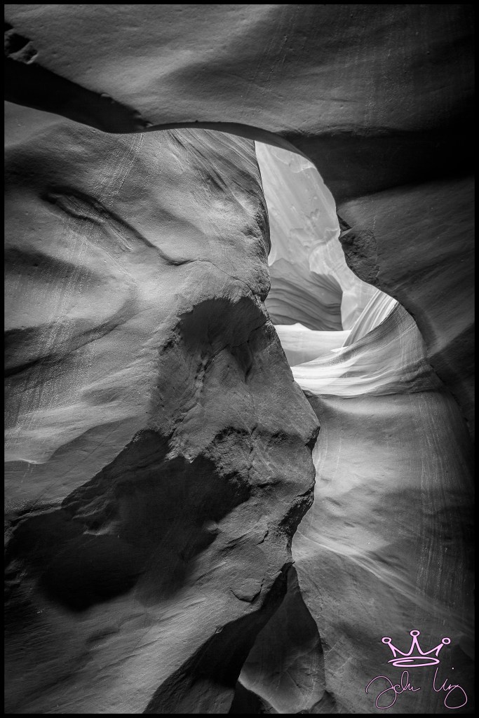 A formation in Antelope Canyon called "The Chief."