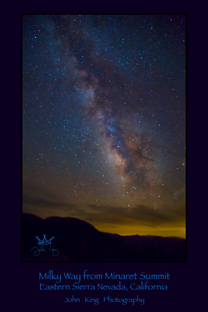 Minaret Summit Milky Way